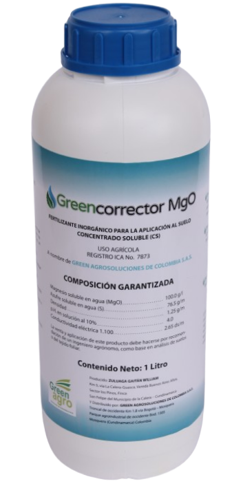 GREEN CORRECTOR MgO